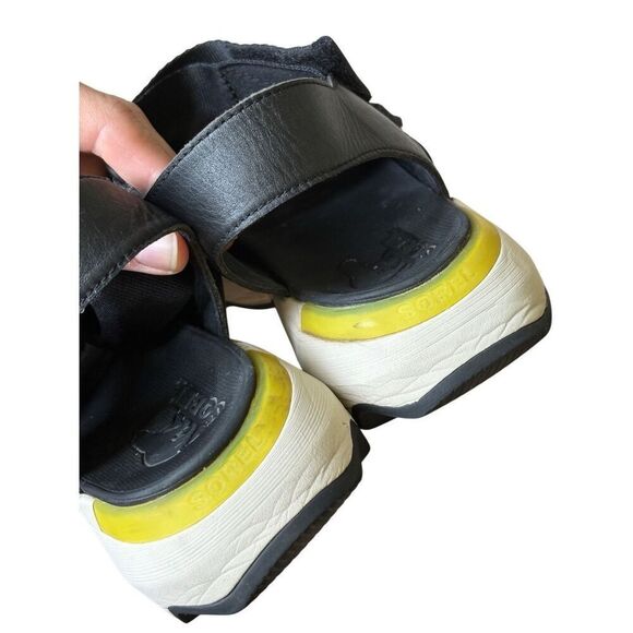 Sorel WOMEN'S KINETIC IMPACT SPORTY SANDALS size 10 Black Chunky Slingback Open - Picture 13 of 14